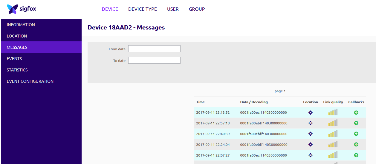 Configure the custom callback